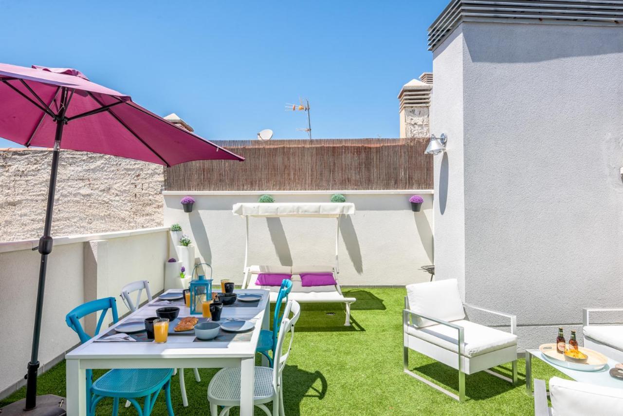 Appartement Atico Con Terraza Ac 1Hab En El Centro Y Piscina Comunitaria à Málaga Extérieur photo